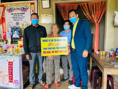 Hoài Linh đã hỗ trợ 500 triệu xây nhà, tặng quà cho người dân ở huyện Quế Sơn?