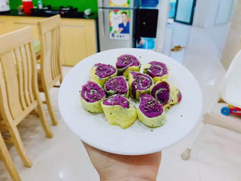 Dân mạng thỏa sức sáng tạo với các món từ khoai lang tím